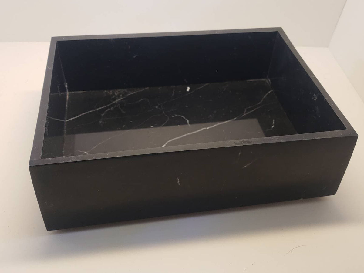 Handmade Marble Tray Available in a variety of stone types and colors Elegant storage catch-all 10"×7" height 3" Free Shipping