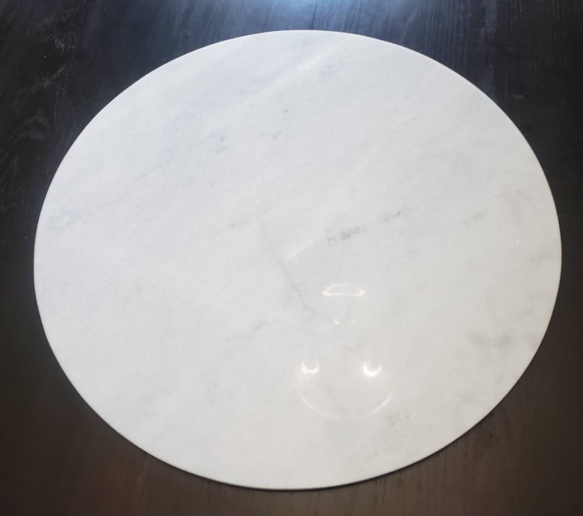 Large Mountain White Marble Circles up to 24 inches Trivets / Tabletops / Decorative Marble Pieces in many sizes FREE SHIPPING