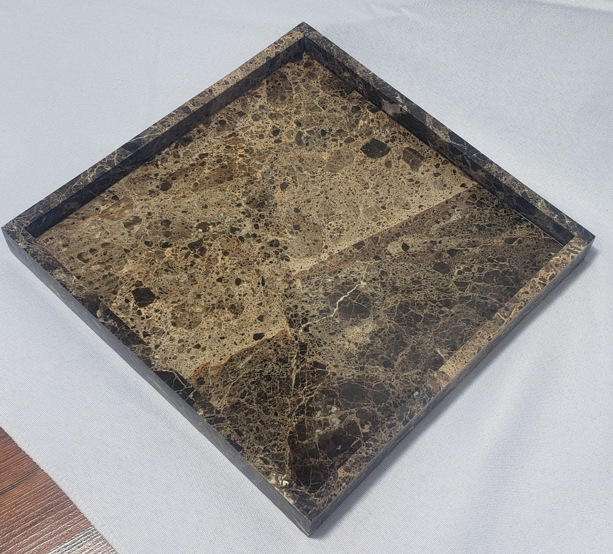 10" Marble & Granite Tray, Charcuterie Board, Bathroom Decor