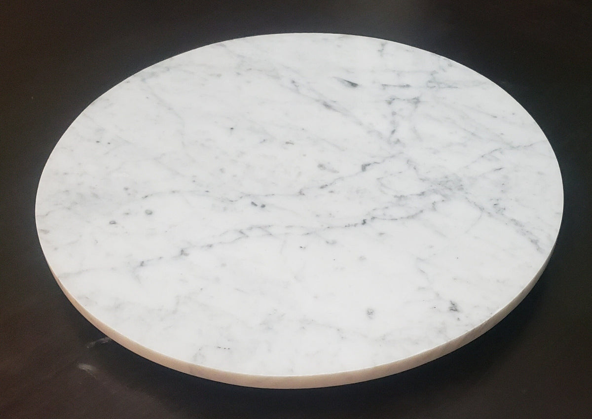 Handmade Marble Lazy Susan: Elegant Stone Turntable 12" available in many stone types
