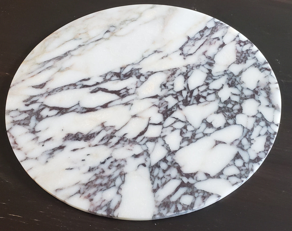 Amaretto Viola Purple Marble Circle Trivets / Tabletops / Decorative Marble Pieces in many sizes FREE SHIPPING