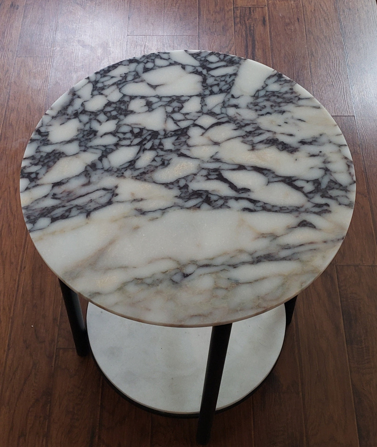 Amaretto Viola Purple Marble Circle Trivets / Tabletops / Decorative Marble Pieces in many sizes FREE SHIPPING