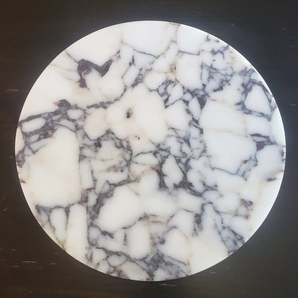 Amaretto Viola Purple Marble Circle Trivets / Tabletops / Decorative Marble Pieces in many sizes FREE SHIPPING