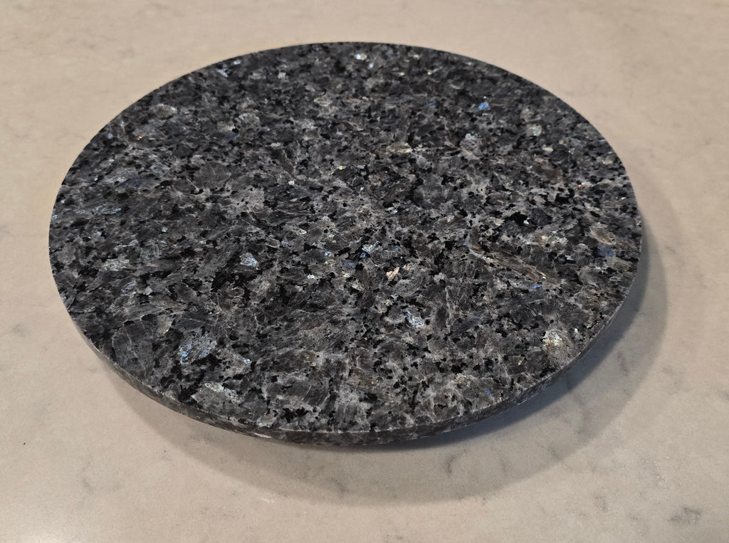 Blue Pearl Granite Lazy Susan 12" diameter  perfect for an elegant addition for your table FREE SHIPPING.