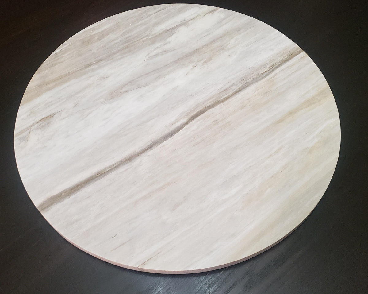 Bianco Orion Marble Circles / Tabletops / Decorative Marble Pieces in many sizes FREE SHIPPING