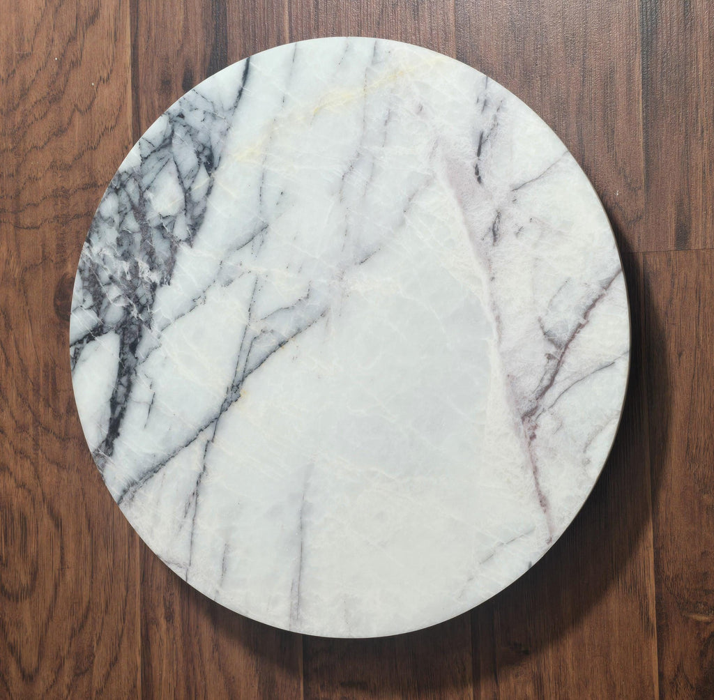Amethyst Blue Marble Lazy Susan 12" diameter  perfect for an elegant addition for your table FREE SHIPPING.