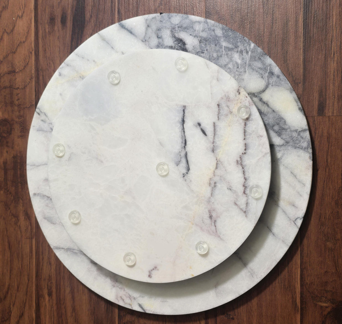 Amethyst Blue Marble Lazy Susan 12" diameter  perfect for an elegant addition for your table FREE SHIPPING.