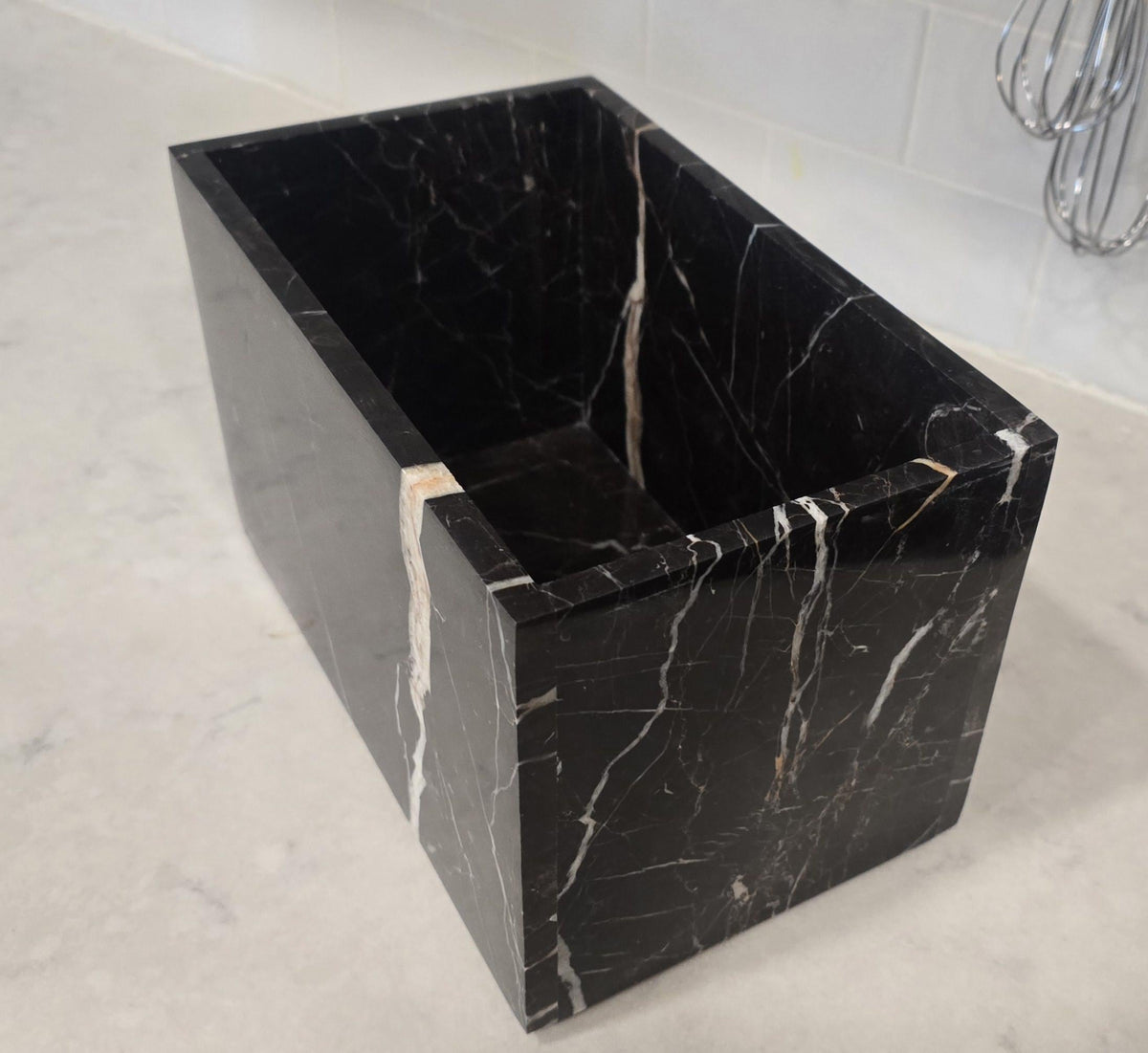 Handmade Saint Laurent Marble Box 12"×6" height 6" a beautiful keepsake that will be treasured for generations FREE SHIPPING