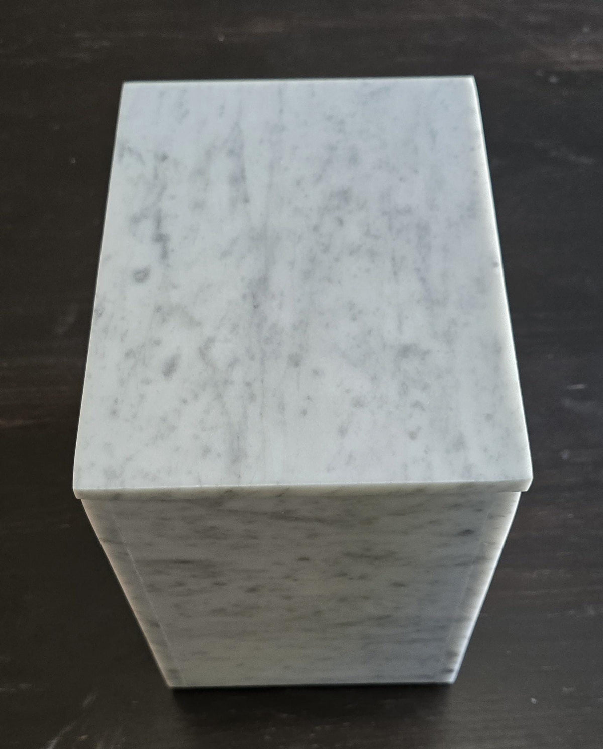 Bianco Carrara Marble Box 10 1/2"×7 1/2" height 11 1/2" or message of you would like a custom size Free Shipping