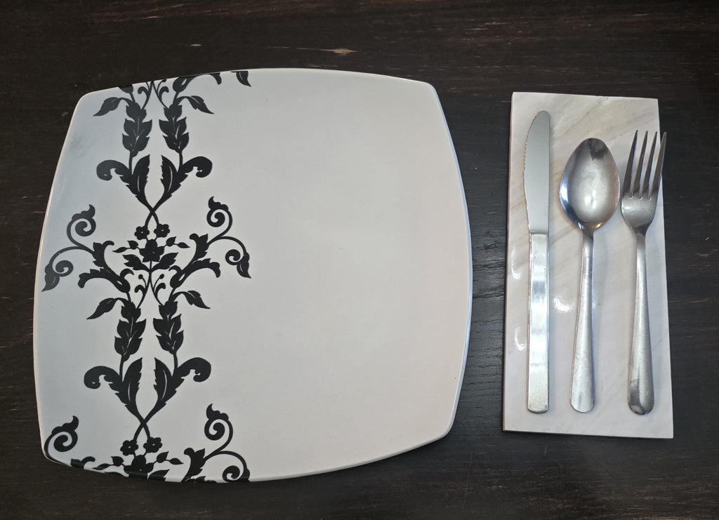 Silverware Platter(set of 4) Available in many stone types for your Silverware and elegant dinner service beautiful pieces for your flatware