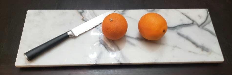 Marble Stone Handmade Charcuterie cheese tray serving tray 6"×18"  available in a variety of stone types and colors Free Shipping