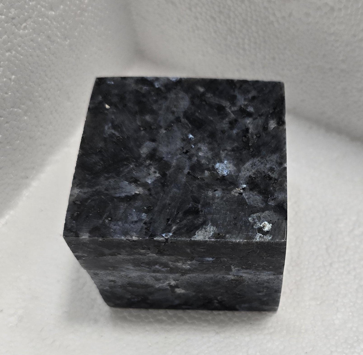 Blue Pearl Granite Ring Box a beautiful box perfect for a proposal or display a perfect keepsake that will be treasure forever