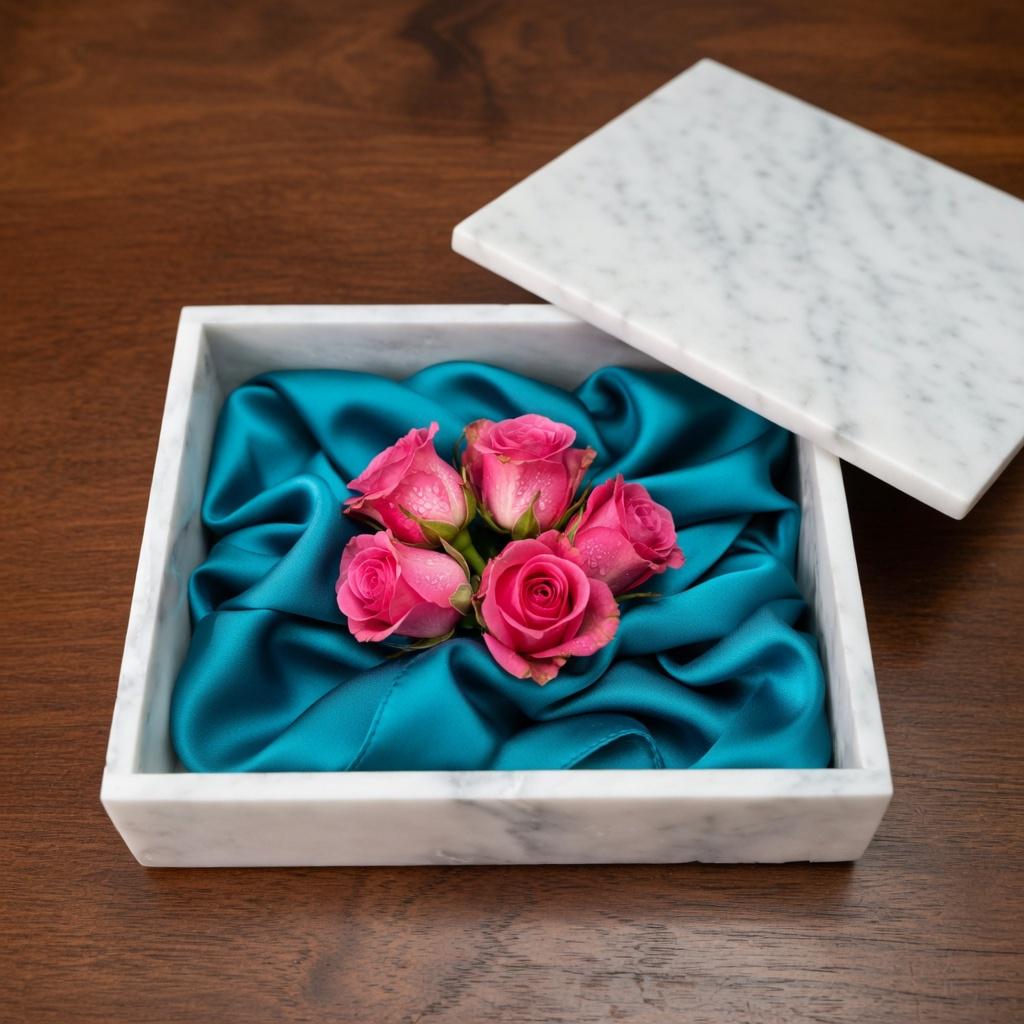 Handmade Granite / Marble Box 10 3/4"×8 3/4" height 3" available in variety of stone types and colors free shipping in The United States
