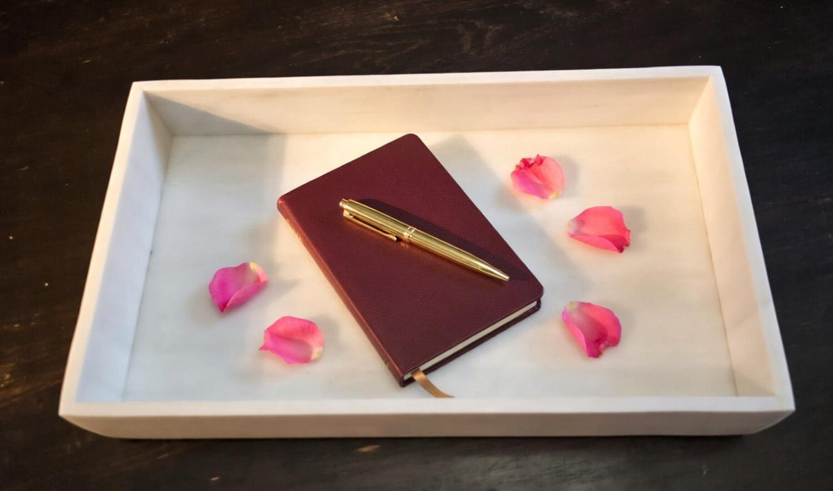 Thassos Marble serving tray  22"×14" height 2" large elegant serving tray or a beautiful centerpiece to your table or bar service. FREE SHIP