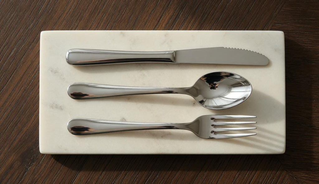 Sienna Azul Marble Silverware Platter(set of 4) for your Silverware and elegant dinner service beautiful pieces for your flatware