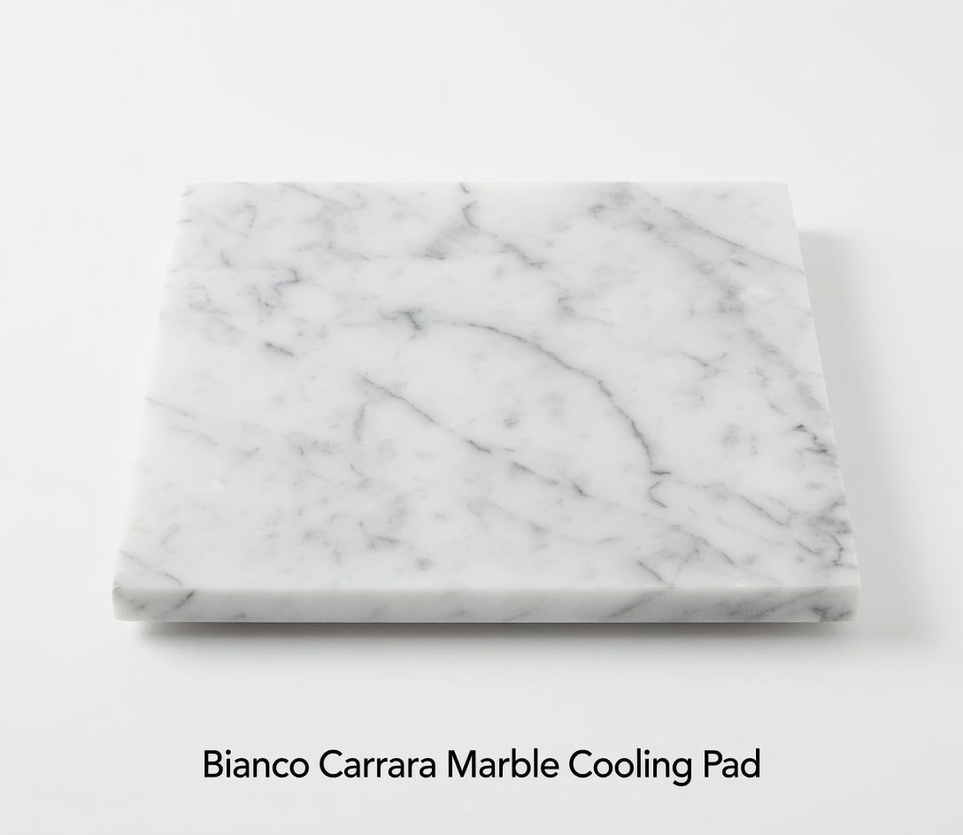 Bianco Carrara Marble stone cooling pad for Guinea Pig, Chinchilla,  Hamster etc... available in many sizes.