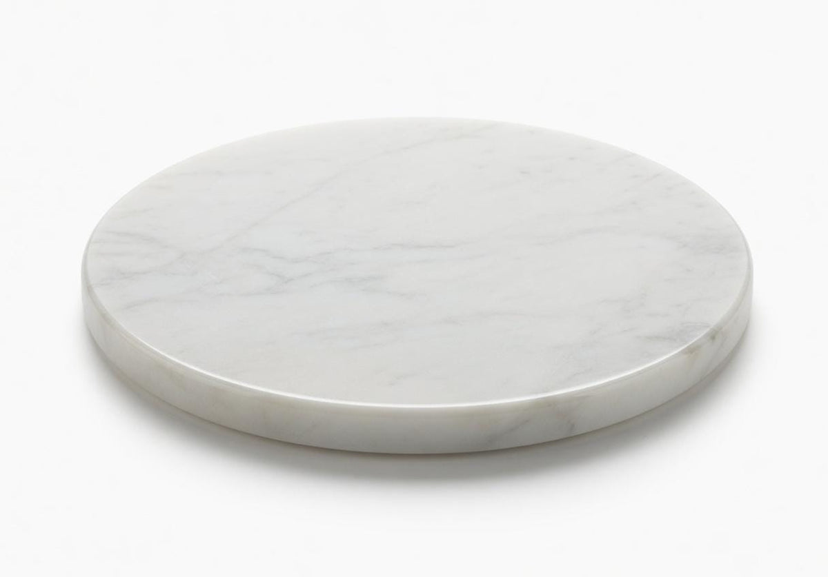 Handmade Bianco Carrara Marble,  Hot plate. Perfect to protect your table from hot pots and pans 9" available in 3 shapes.