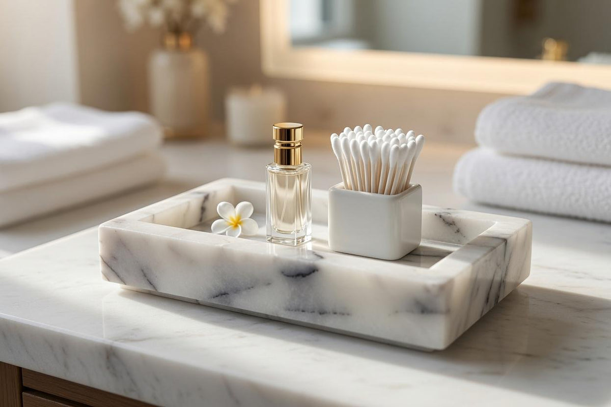Marble/Granite Tray in your choice of sizes and stone types , perfect for your nightstand,  FREE SHIPPING