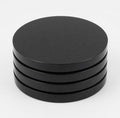 Handmade Absolute Black Granite Coasters, Set of 4