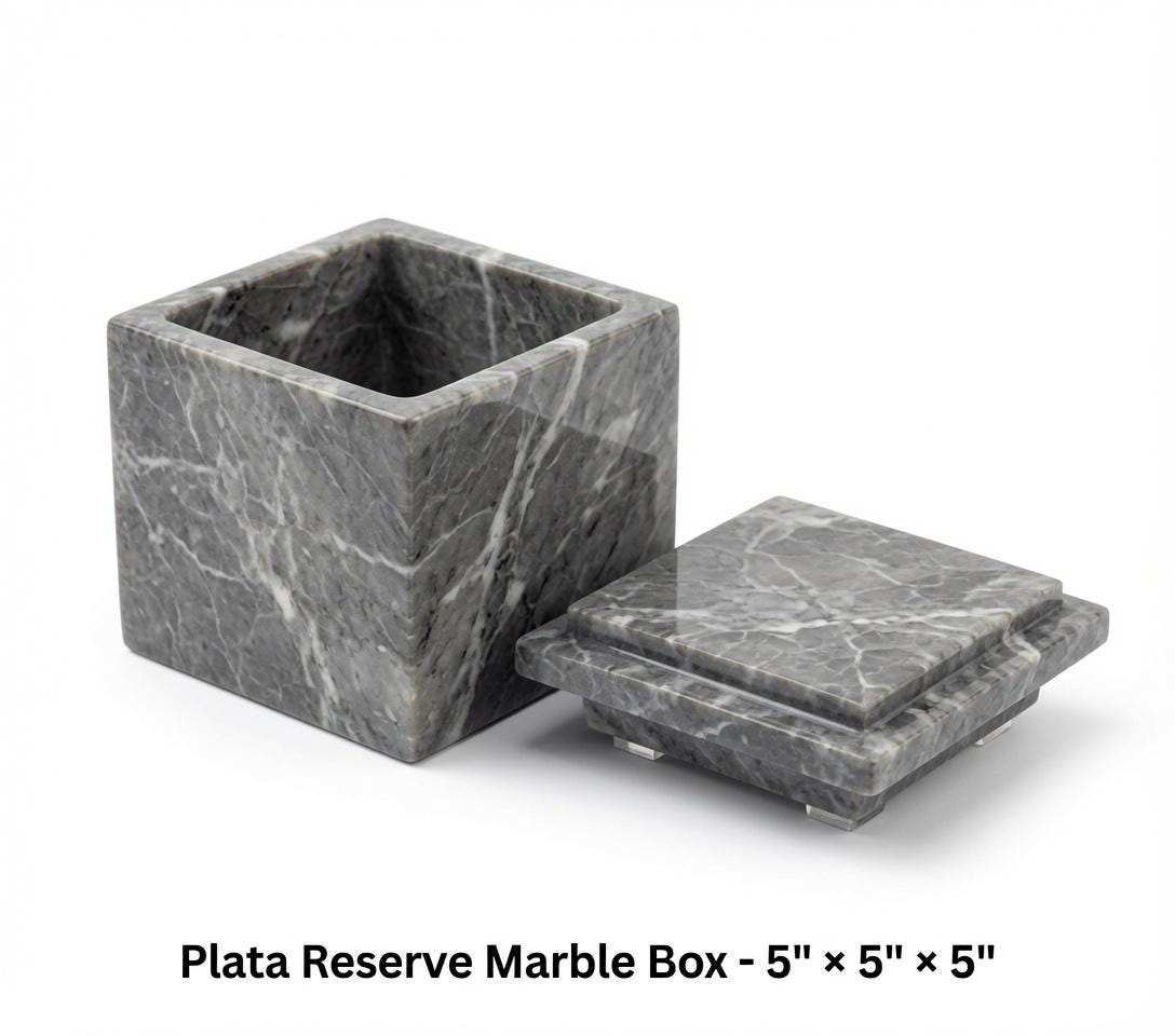 Handmade Marble Box 5"×5"×5" in a variety of stones beautifully polished inside and out very elegant storage solution free shipping