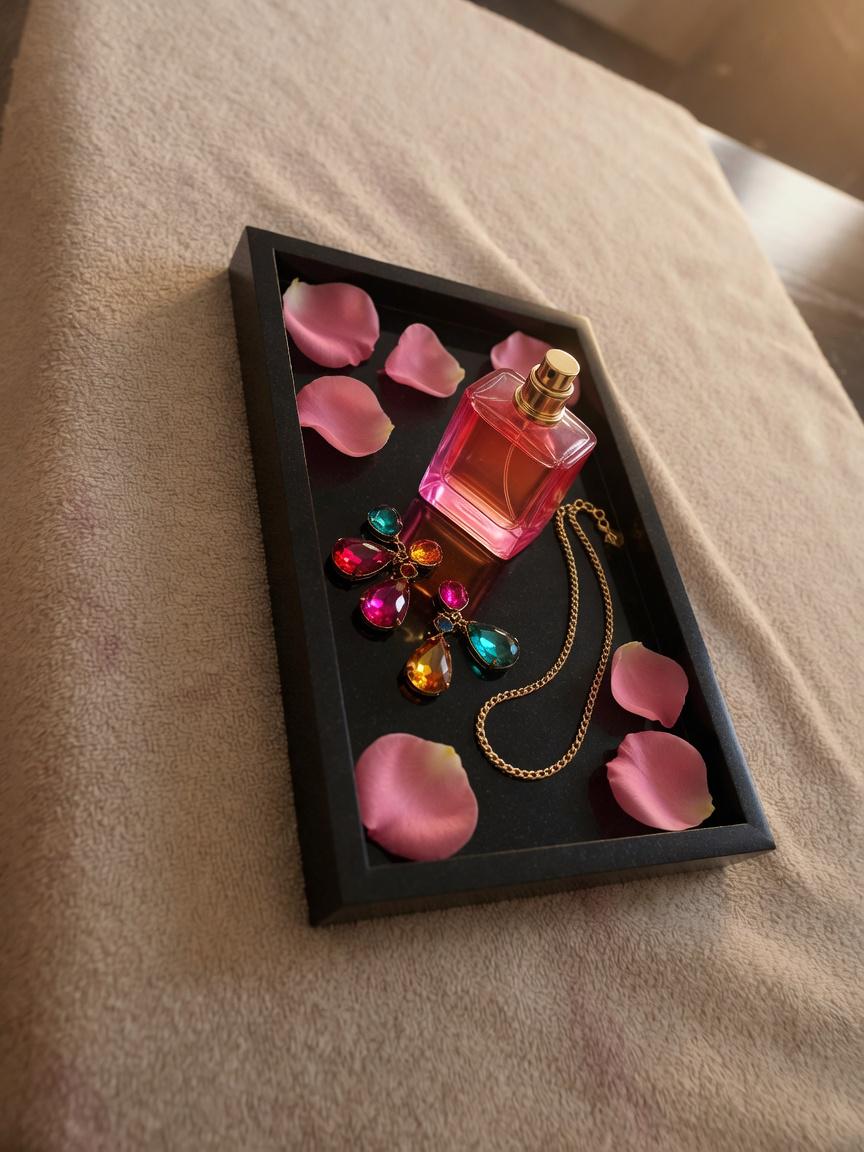Handmade Absolute Black Granite Tray, Housewarming Gift 10"×6 3/4" height 1"