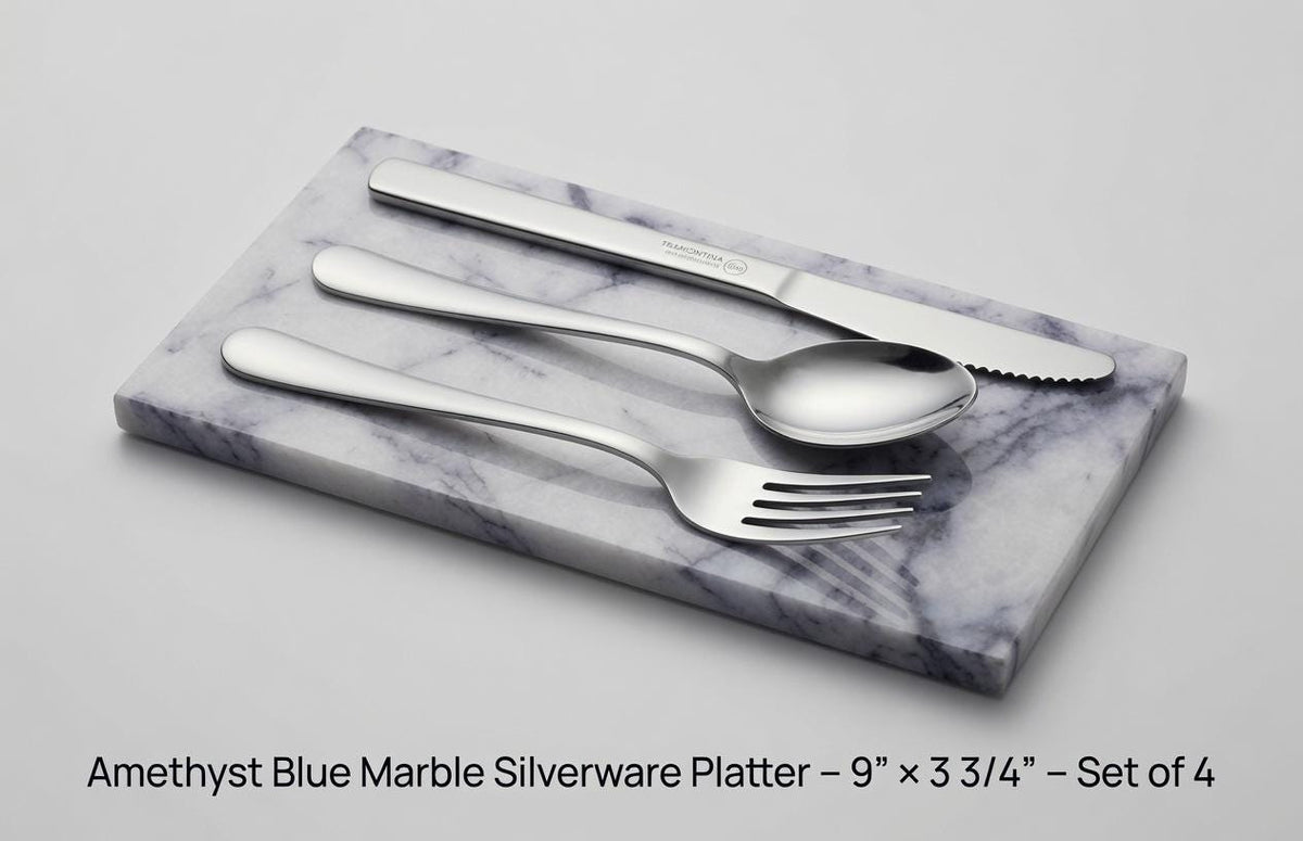 Silverware Platter(set of 4) Available in many stone types for your Silverware and elegant dinner service beautiful pieces for your flatware
