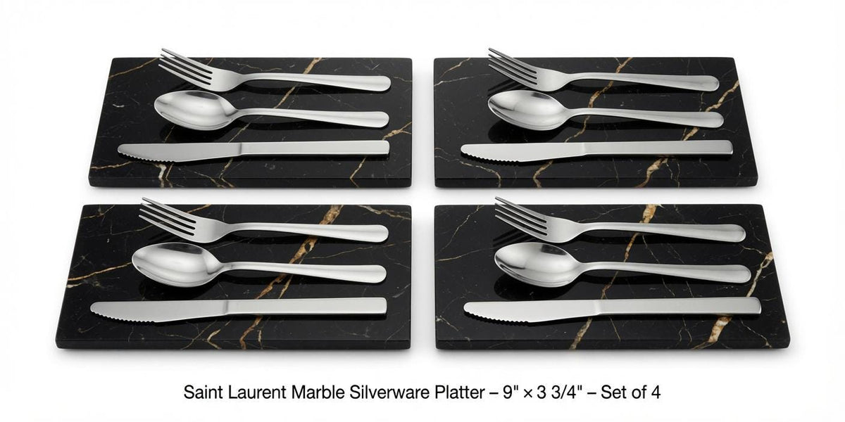 Silverware Platter(set of 4) Available in many stone types for your Silverware and elegant dinner service beautiful pieces for your flatware
