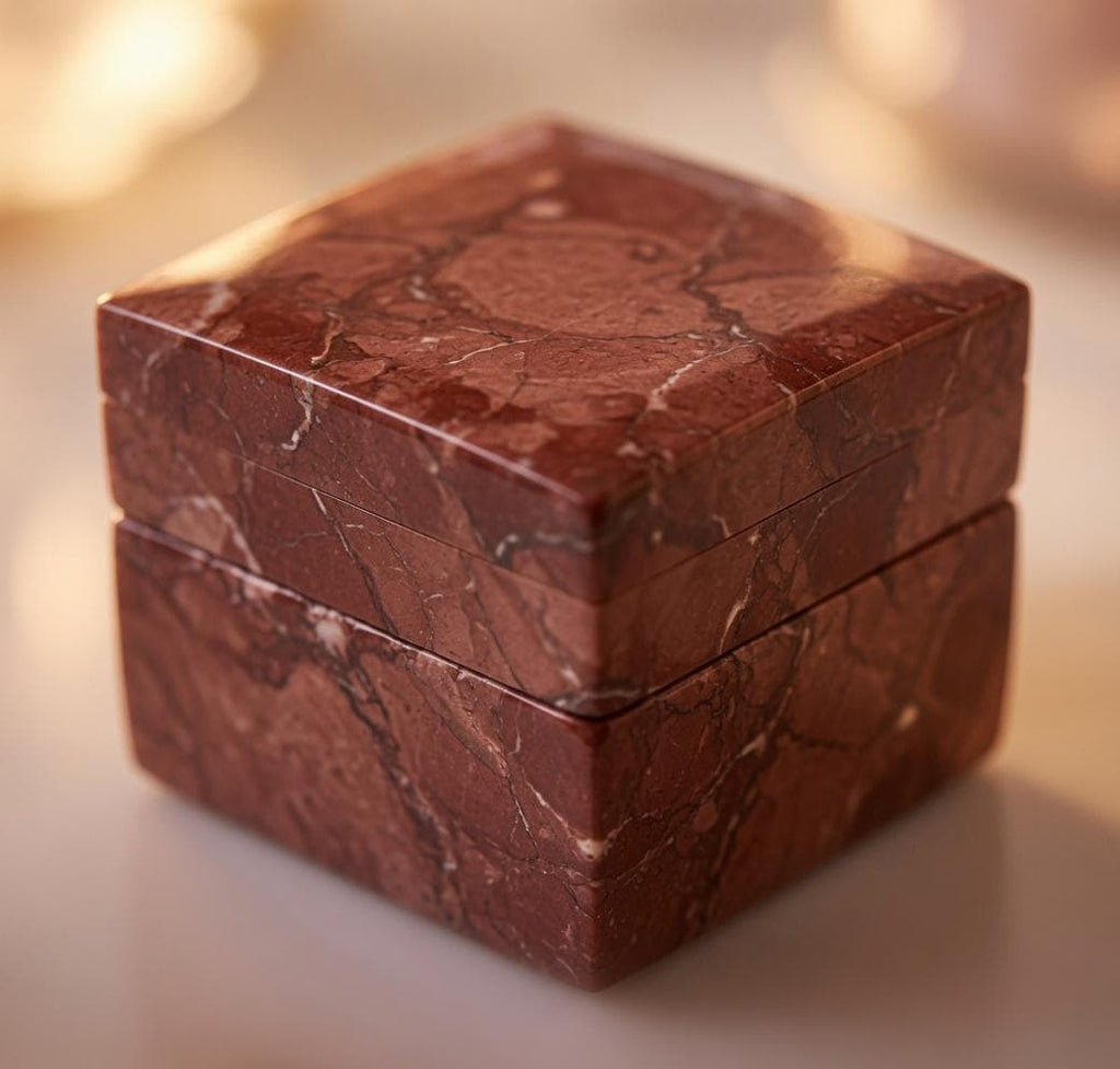 Rosso Verona Ring Box a beautiful box perfect for a proposal or display FREE SHIPPING a perfect keepsake that will be treasure forever