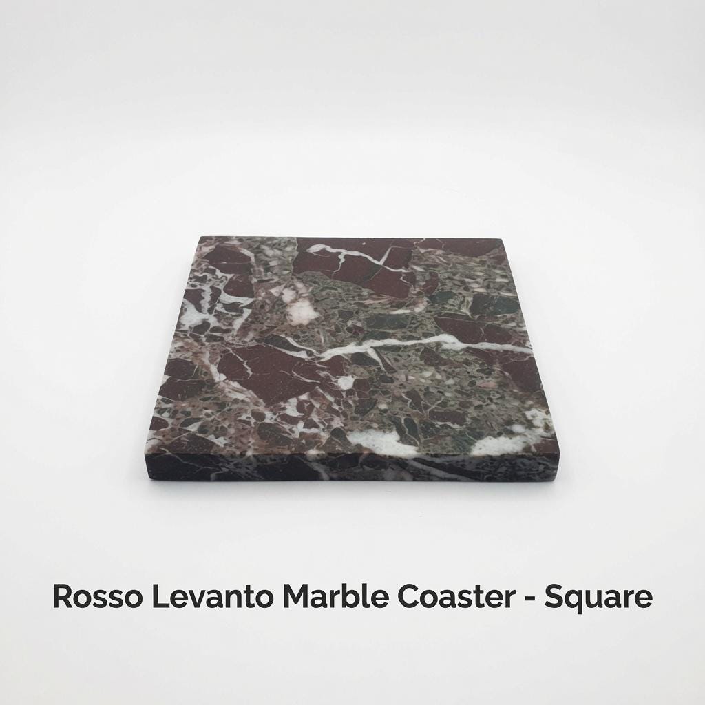 Handmade  Coasters available in variety of stone types  and in many colors  set of 4 round,  square, or 2 of each