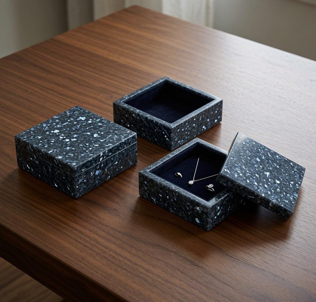 Handmade Marble Box  7 3/4"×7 3/4" height 3 5/8" Available in a variety of stone types and colors Free Shipping personalization available