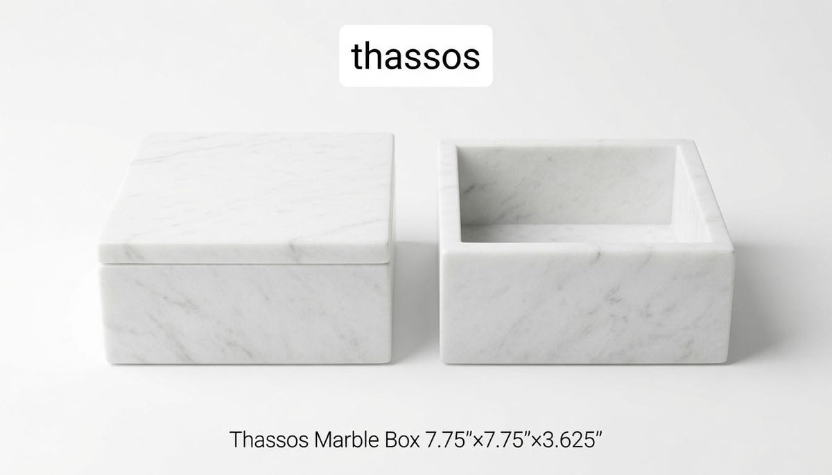Handmade Marble Box  7 3/4"×7 3/4" height 3 5/8" Available in a variety of stone types and colors Free Shipping personalization available