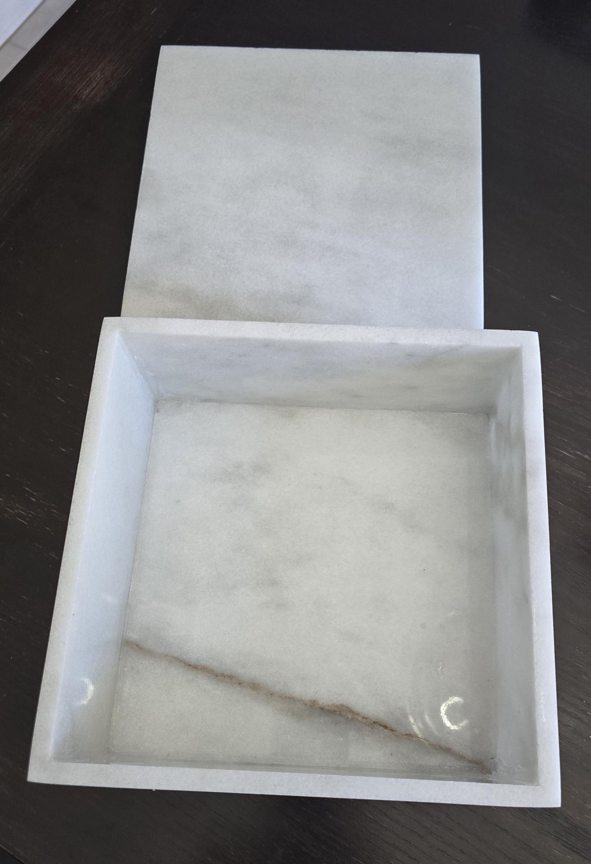 Handmade Marble Box  7 3/4"×7 3/4" height 3 5/8" Available in a variety of stone types and colors Free Shipping personalization available