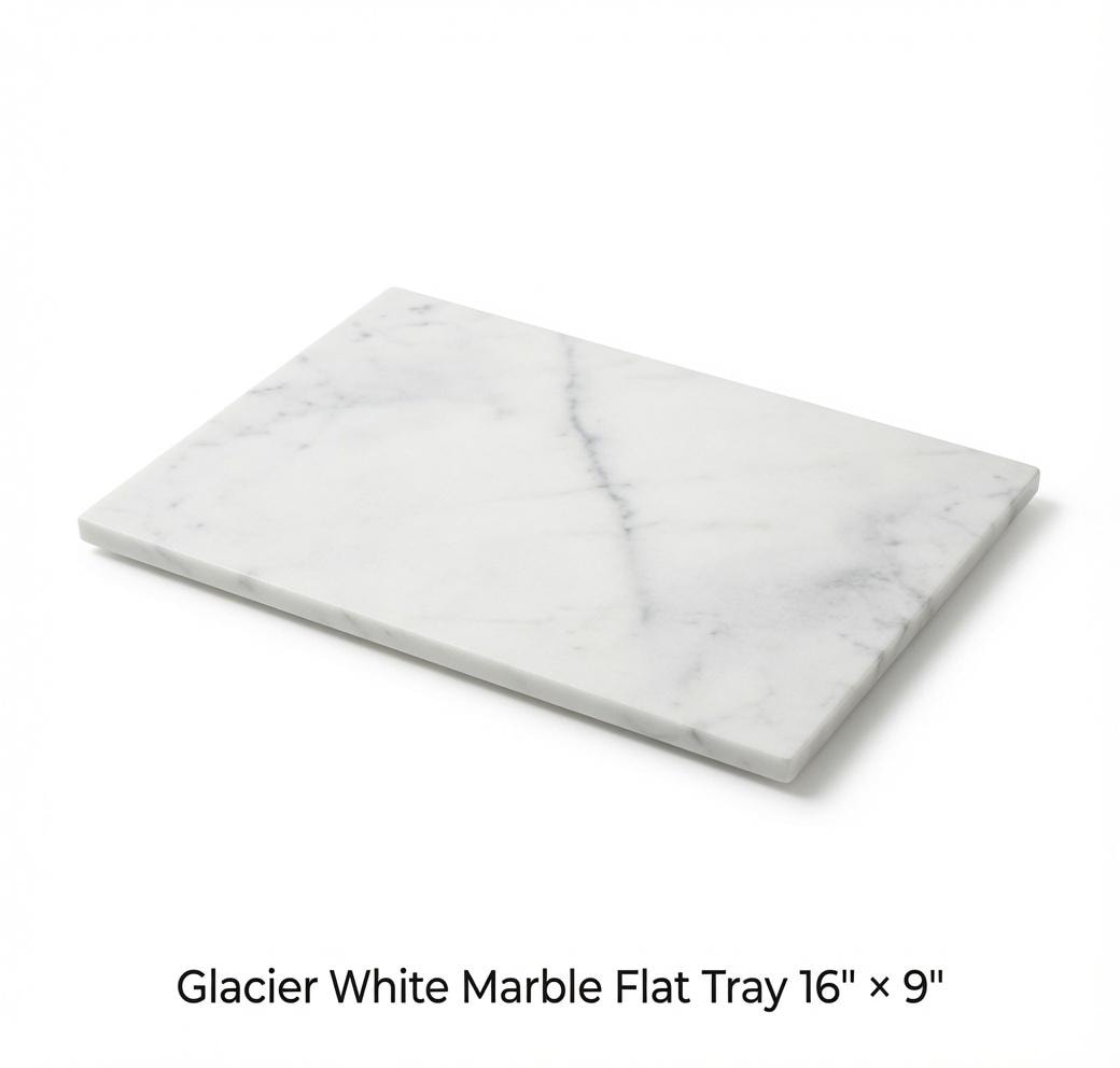 Handmade Stone Marble or Granite Tray 16" × 9" perfect for your centerpiece or beautiful decor. Free Shipping to USA