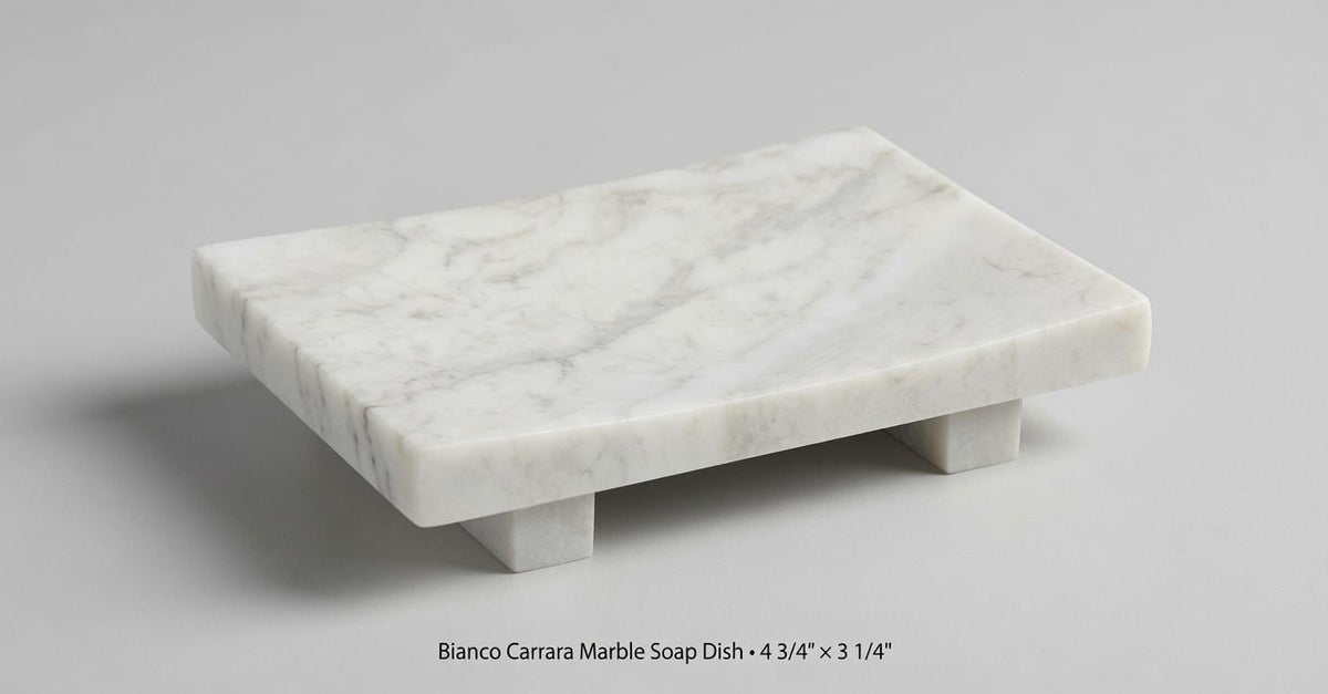 Handmade Marble soap dish 4 3/4"×3 1/4" available in many stone types canoe style shape solid or with drainage holes elegant bathroom