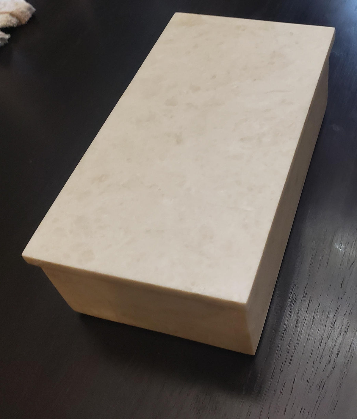 Royal Beige Marble Cigar Box and matching Marble Ashtray 9"×5" height 3" ashtray 4"×4" Free Shipping