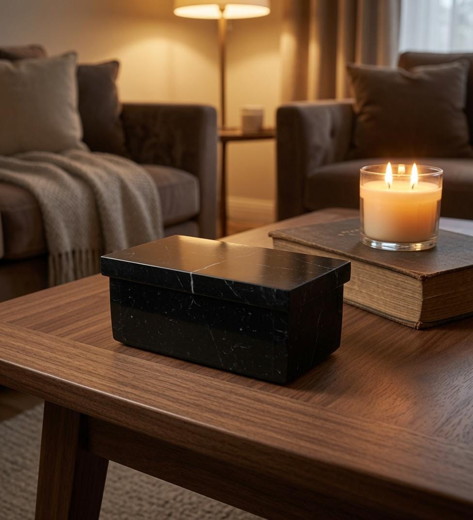 Saint Laurent Brown Marble Box 8"×5" height 2 1/2" or message for custom size  Free Shipping