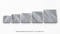 1" thick Bardiglio Gray marble Squares 6",7",8",9",10",11",12",13",14",15",16" available, Trivets,  Art Pedestals. Free Shipping.