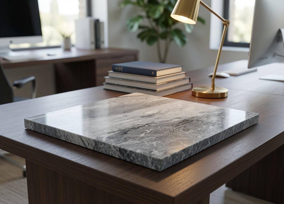 1" thick Bardiglio Gray marble Squares 6",7",8",9",10",11",12",13",14",15",16" available, Trivets,  Art Pedestals. Free Shipping.