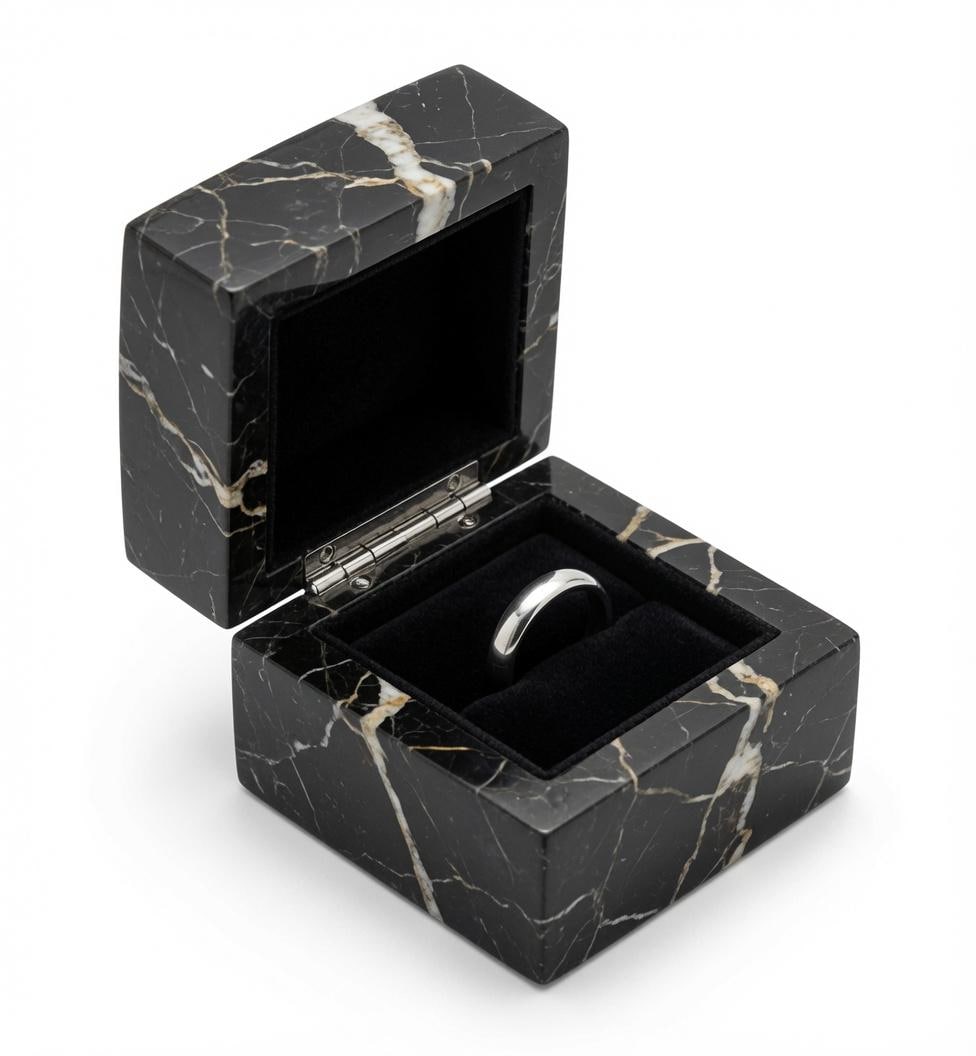 Saint Laurent Marble Ring Box a perfect proposal keepsake something to keep and treasure forever FREE SHIPPING