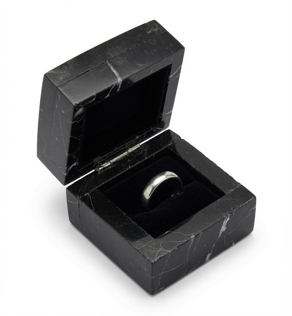 Saint Laurent Marble Ring Box a perfect proposal keepsake something to keep and treasure forever FREE SHIPPING