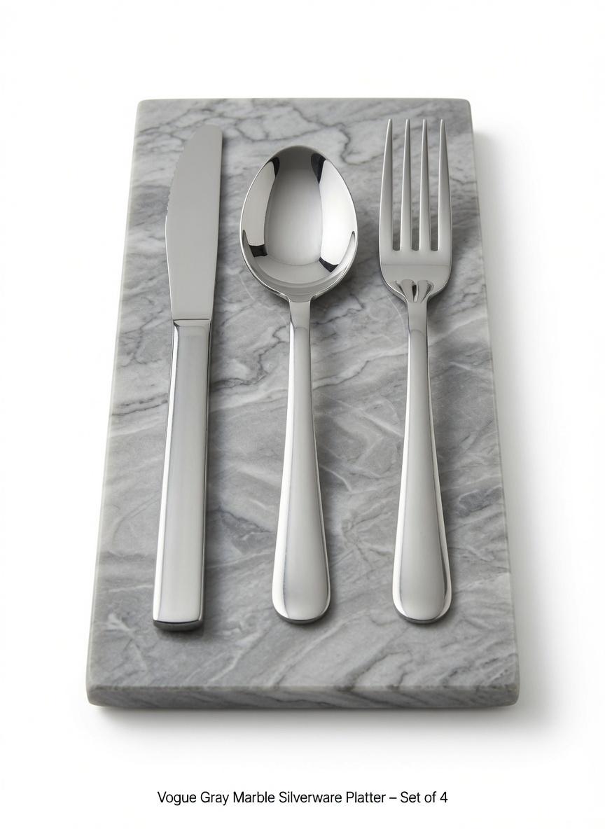 Silverware Platter(set of 4) Available in many stone types for your Silverware and elegant dinner service beautiful pieces for your flatware