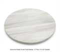 Sienna Azul Marble 1/2 inch thick circles diameter available 6" to 24"perfect for centerpiece art base. our for your elegant table top